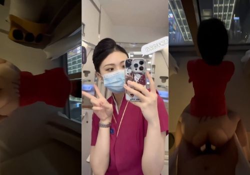 คลิปหลุด สาวแอร์จีน โดนหนุ่มหลอกมาตอกที่ห้อง โคตรเด็ด
